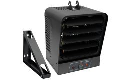 King Compact Garage / Workshop Heavy Duty Heater w/ Thermostat & Mounting Bracket 208V 1 Phase 5kW SKB2005-1-T-B