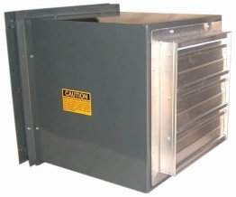 CRYPTO BREEZE - 48 inch Exhaust Fan w/ Mounting Box, Gravity Shutter & Guard 20000 CFM 230/460V 3 Phase NFC48-3