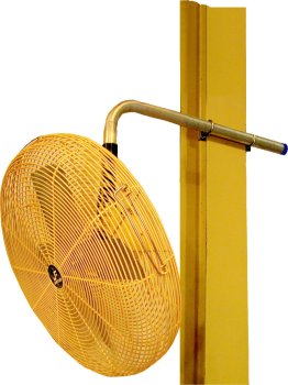 Jan Fan I-Beam Mount Air Circulator 24 inch 2 Speed w/ Drop Cord Switch 6210 CFM JF-BMF24-DCS-Y