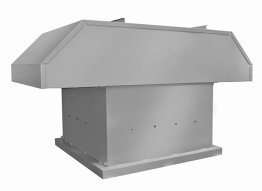 HHC Hooded Roof Exhaust Fan 24 inch 5480 CFM 230/460V 3 Phase HHC2413T-X-BD