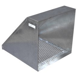 20 inch Galvanized Weather Hood w/ Birdscreen EH20