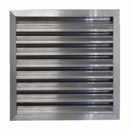 Canarm Fixed Louvre 2" Deep with Flange and Bird Screen