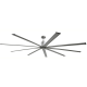 Big Air Brushed Nickel 96 inch Ceiling Fans w/ 6 Speed Remote ICF96UPS