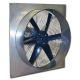Stainless Steel Panel Exhaust Fan 24 inch 5200 CFM Direct Drive TF24