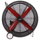 Portable Explosion Proof Barrel Cooling Fan 48 inch 19460 CFM Belt TPC4815-HL-U