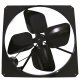 V Panel Exhaust Fan 2 Speed 24 inch 3900 CFM Belt Drive V2422