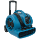 XPower Air Mover w/ Telescopic Handle, Wheels & Carpet Clamp 3 Speed 2800 CFM P-630HC