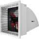 System 1 Shutter Panel Fan w/ Hood & Wireguard 24 inch 6017 CFM Variable Speed 120V S1246E1Q