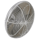 White HAF 12 inch Air Circulator Fan w/ Cord & Plug 1085 CFM Variable Speed 12HAFO