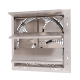 Shutter Mounted Wall Exhaust Fan 12 Inch w/ 9' Cord & Plug 900 CFM Variable Speed 12SF4V35C