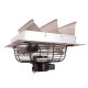 Shutter Mounted Wall Exhaust Fan 12 Inch w/ 9' Cord & Plug 900 CFM Variable Speed 12SF4V35C