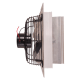 Shutter Mounted Wall Exhaust Fan 10 Inch w/ 9' Cord & Plug 650 CFM Variable Speed 10SF4V30C