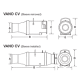 Coppus Vano Confined Space Blower w/ 15' Cord & Plug 115V 3000 CFM 250CV-115V