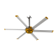 Big Ass Fans 7 foot HVLS Ceiling Fan w/ Controller 2025 sq. ft. Coverage F-ES2-0701S34