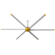 Big Ass Fans 12 foot HVLS Ceiling Fan w/ Controller 3600 sq. ft. Coverage F-ES2-1201S34