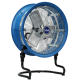 Patterson Blue Residential Light-Duty Floor Fan w/ 6' Cord 18 inch 3 Speed 115 Volt BLUE1800