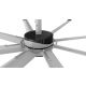 Big Ass Fans Essence 10 foot HVLS Ceiling Fan Kit w/ Black Trim 2500 Sq. Ft. Coverage F-ES2-1001A384Q141V46