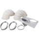 Dual Duct Ceiling Kit Stainless Steel CK-12SS