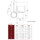 CONDOR - Spark Resistant Forward Curve Volume Blower 500 CFM at 1/4" SP 1 Phase NHADB4-B-1-E
