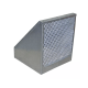 30" Galvanized Weather Hood w/ Birdscreen WHA30