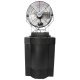 Mid-Pressure Misting Fan w/ 40 Gal Tank 18 inch 3 Speed 3500 CFM CDMP1840GRY