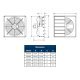 Wall Exhaust Fan w/ Shutters 12 inch 1580 CFM Direct Drive GPX1210