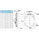 TPI Wall Exhaust Fan w/ Shutters 2 Speed 20 inch 2925 CFM CE20-DS