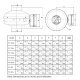 PV Multi-Purpose Inline Duct Fan Turbo 4 inch 153 CFM PV-100X