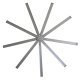 Big Air Brushed Nickel 96 inch Ceiling Fans w/ 6 Speed Remote ICF96UPS