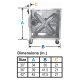 Portable Filtered Boxed Fan 2 Speed 36 inch 4463 CFM Belt Drive 39181