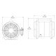 RamFan AFi75XX Intrinsically Safe Pneumatic Air Driven Confined Space Ventilator 12 inch 2042 CFM