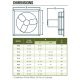 Explosion Proof Wall Mount Panel Exhaust Fan 20 inch 3640 CFM Direct Drive P20-4