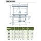 RB Upblast Roof Exhaust Fan 60 inch 42969 CFM Belt Drive 3 Phase RB60T30500M