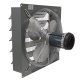SD Explosion Proof Wall Mount Exhaust Fan w/ Shutters 24 inch 5500 CFM SD24-XPF