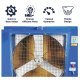 Maxx Air Portable Evaporative Cooler 36 inch 9700 CFM 1 Speed EC36D1
