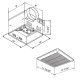 Premium CHOICE Value Bath Fan w/ Grill 50 CFM Variable Speed PCV50