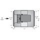 Square Inline Duct Fan 6 inch 406 CFM Direct Drive SQD601AS-115V