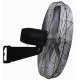 TPI Commercial Oscillating Wall Fan 3 Speed 30 inch 8700 CFM CACU30-WO
