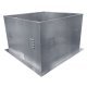 Vented roof curb - Required to be UL762 compliant 18" high uninsulated 23.25" O.D. sq.