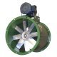 WTA Tube Axial Fan Wet Environment 15 inch 4000 CFM Belt Drive 3 Phase WTA15T30100M