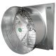 Typhoon Slant Wall Exhaust Fan w/ Cone 36 inch 13568 CFM 3 Phase Belt Drive VFS36CS13