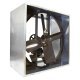 VI Cabinet Exhaust Fan 60 inch 43500 CFM 230 Volt Belt Drive VI6019-W