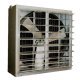 Galvanized Shuttered Box Exhaust Fan 36 inch 10301 CFM Direct Drive 36D370S