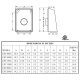EXT External Wall Mount Exhaust Duct Fan 6 inch 396 CFM EXT150B