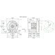 Atlantic Blowers Single Stage Regenerative Blower 1 inch 35 CFM 1 Phase AB-91