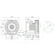 Atlantic Blowers Single Stage Regenerative Blower 2 inch 155 CFM 3 Phase AB-300