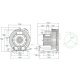 Atlantic Blowers Single Stage Regenerative Blower 2 inch 230 CFM 3 Phase AB-600