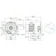Atlantic Blowers Two Stage Regenerative Blower 1.5 inch 113 CFM 1 Phase AB-302/1