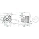 Atlantic Blowers Two Stage Regenerative Blower 2 inch 230 CFM 3 Phase AB-1002