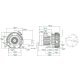 Atlantic Blowers Two Stage Regenerative Blower 2 inch 230 CFM 3 Phase AB-902